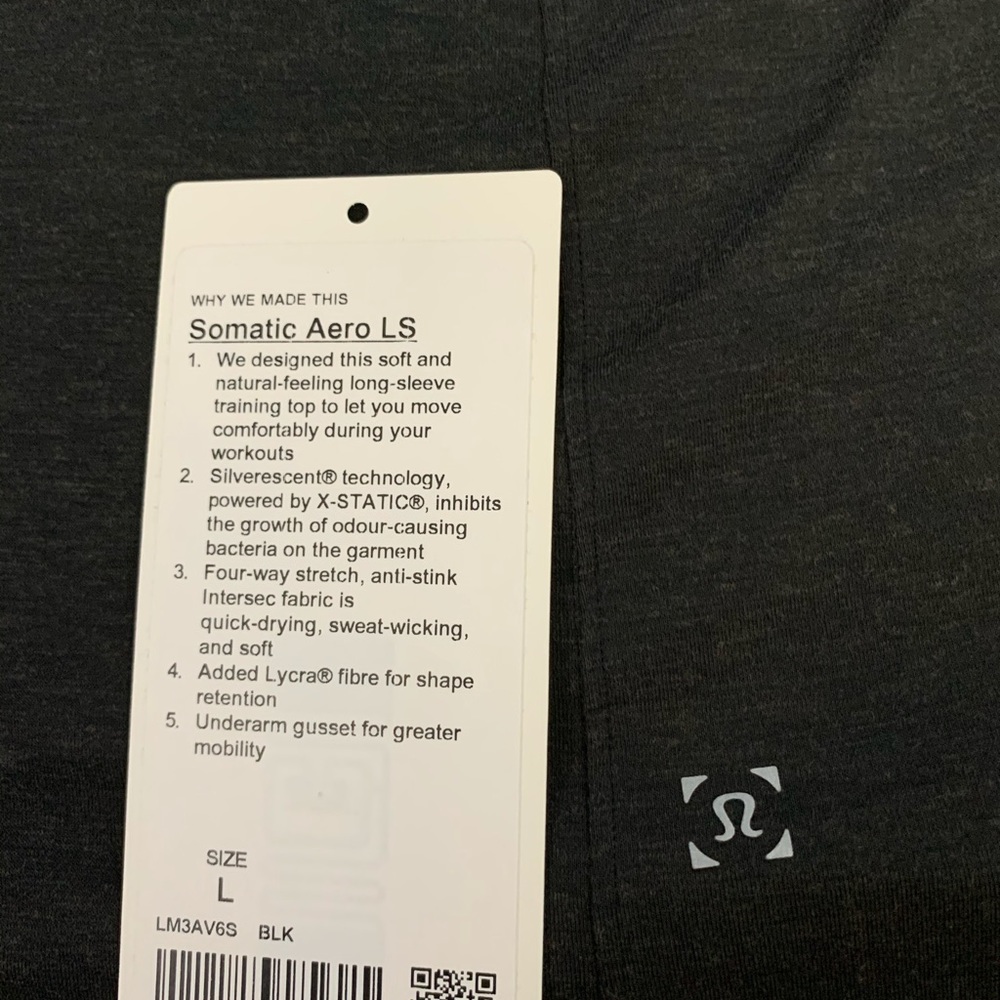 Lululemon Somatic Aero Long Sleeve